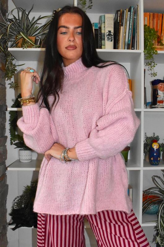 Winnie Oversized Knit Rose
